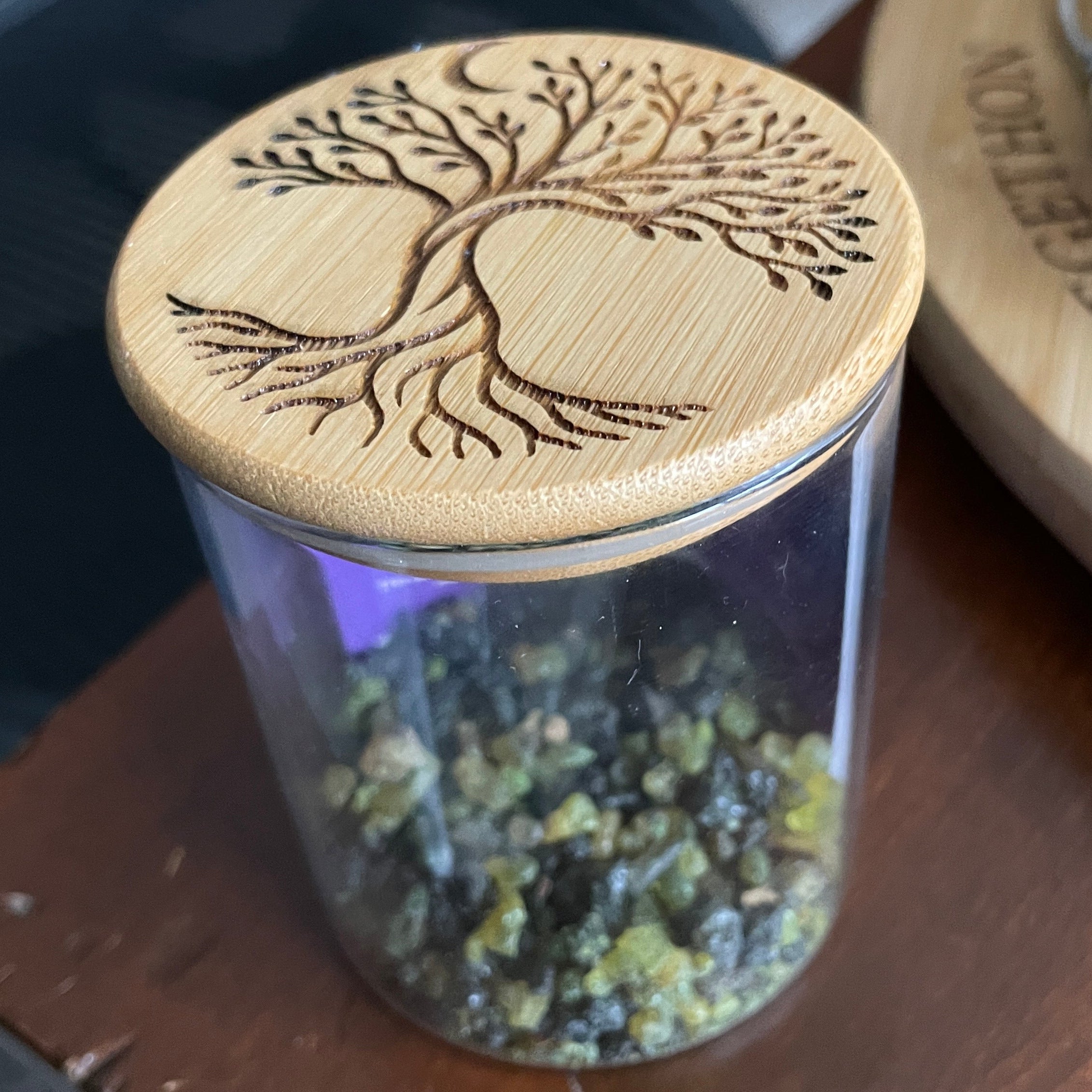 Engraved Storage Jar: Short