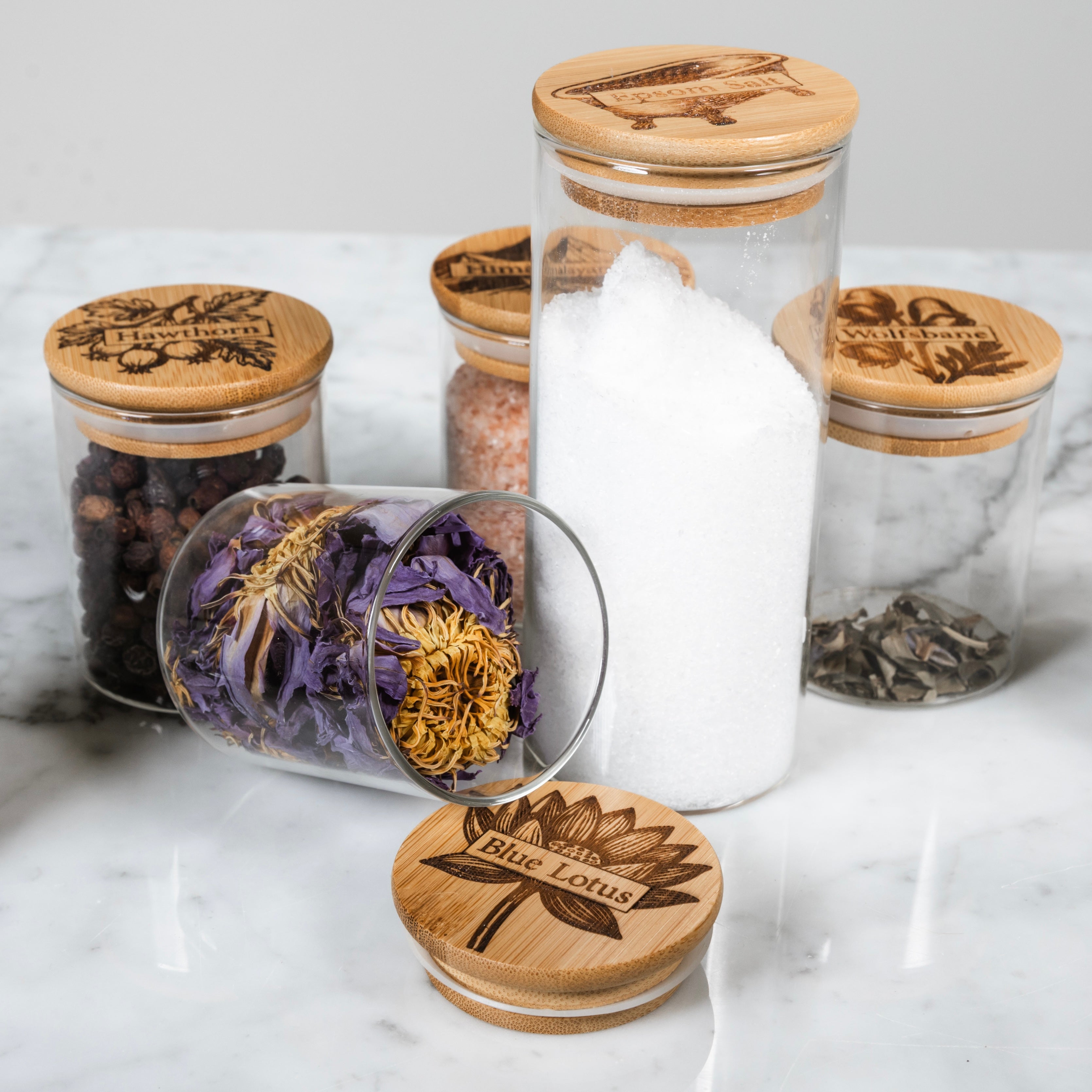 Engraved Storage Jar: Tall