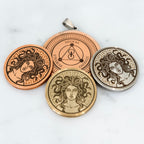 Protection Amulet: Medusa Coin — 32 mm