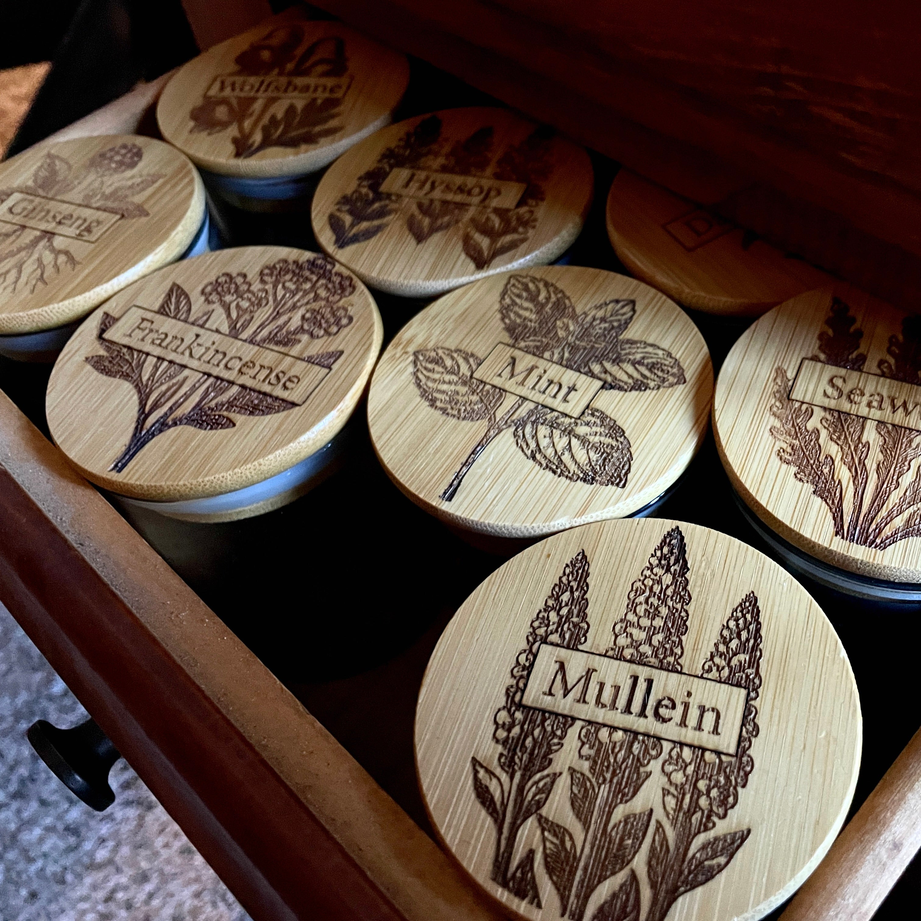 Engraved Storage Jar: Short