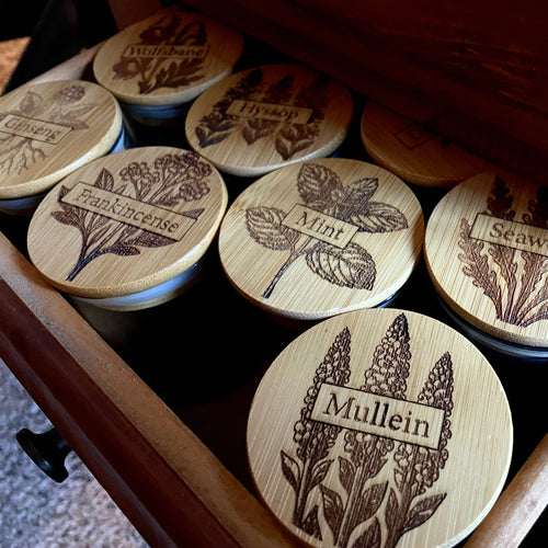 Engraved Storage Jar: Short